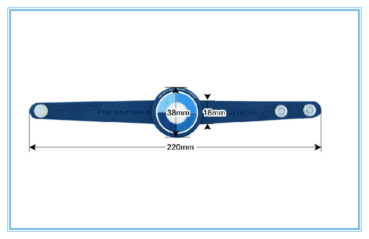 RFID silicone wristbands RFID wristbands event wristbands